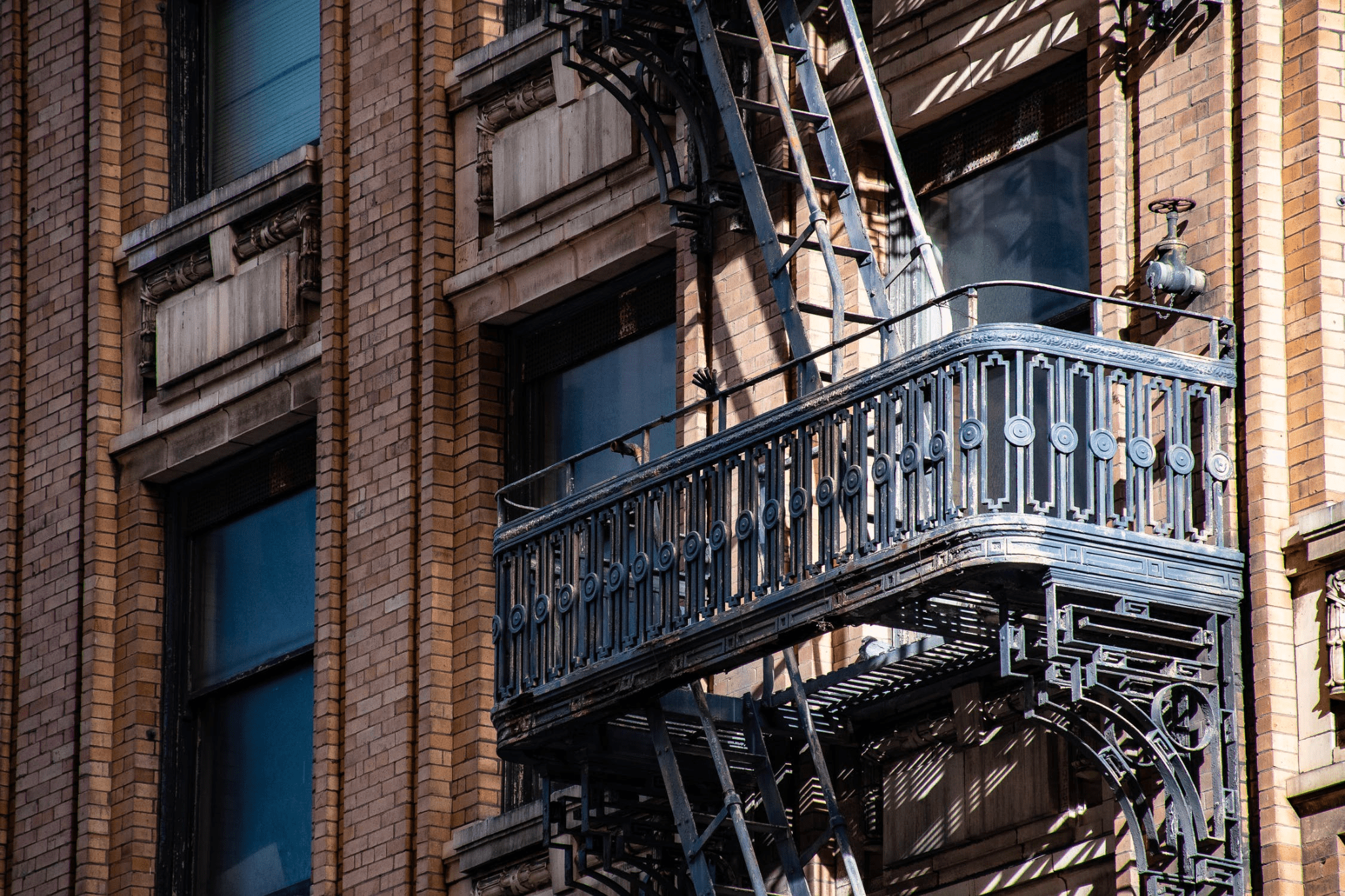 Flat balconies